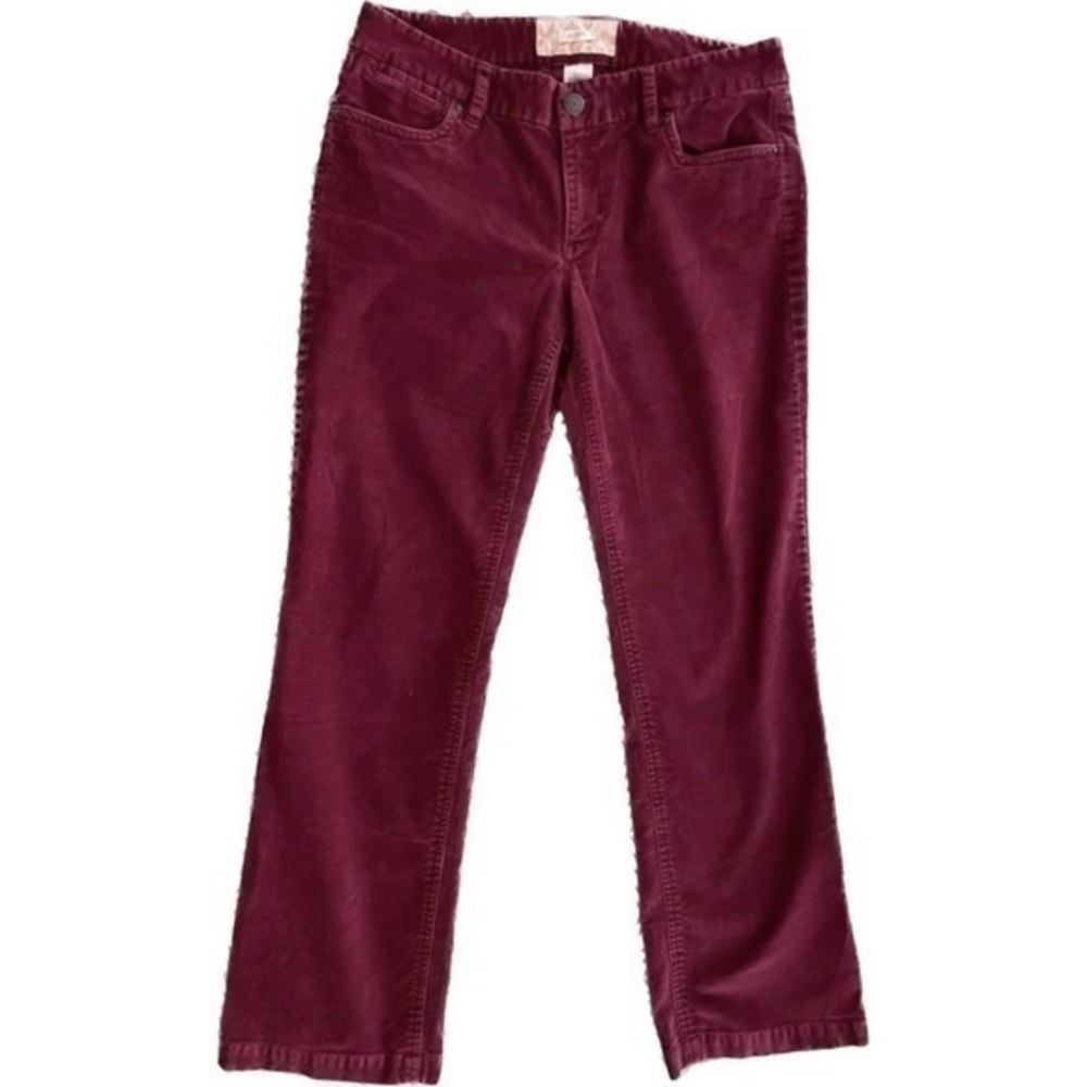 J. Crew - Pants- Size 8 - Bootcut - Red Velvet Jeans